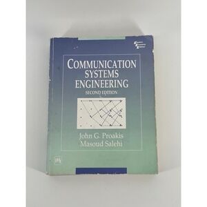Communication Systems Engineering 2nd Ed Proakis Salehi Paperback